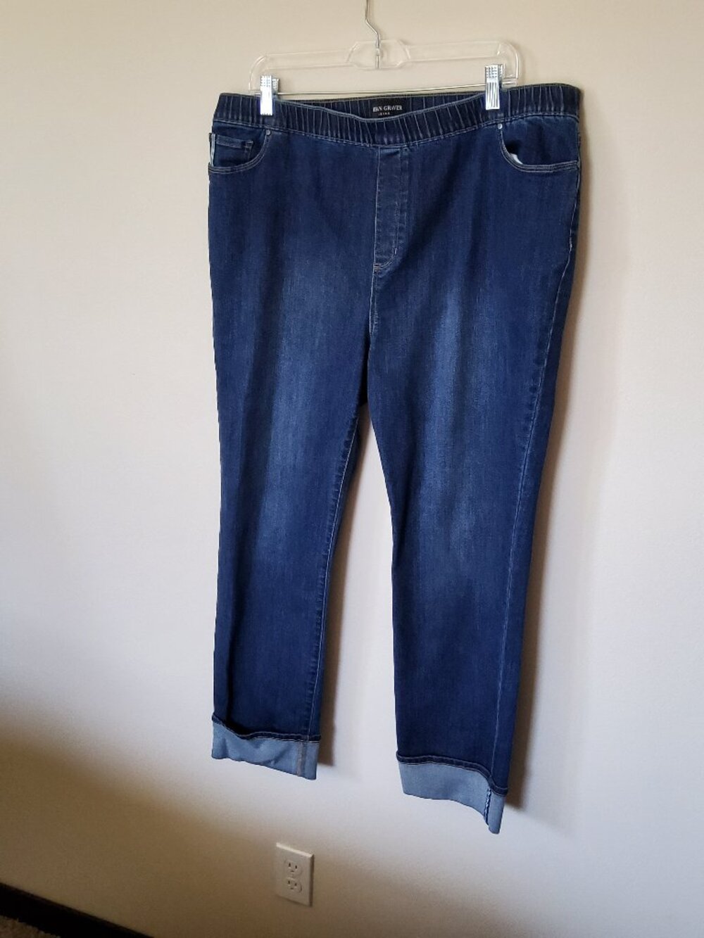 Susan Graver Denim Pullon Jeans Plus size 18W